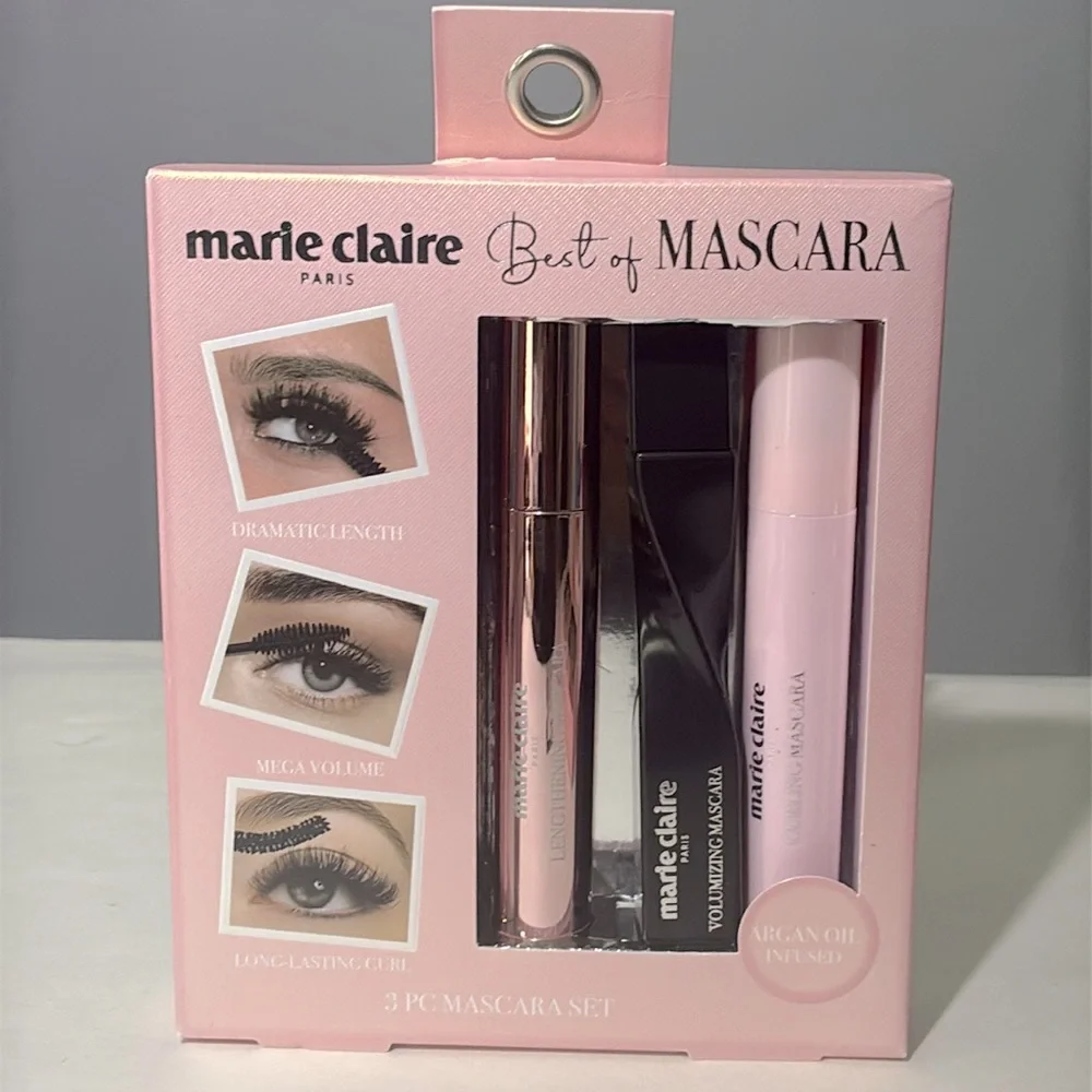 💕🌿Marie Claire Paris Best of Mascara – 3-Piece Mascara Set